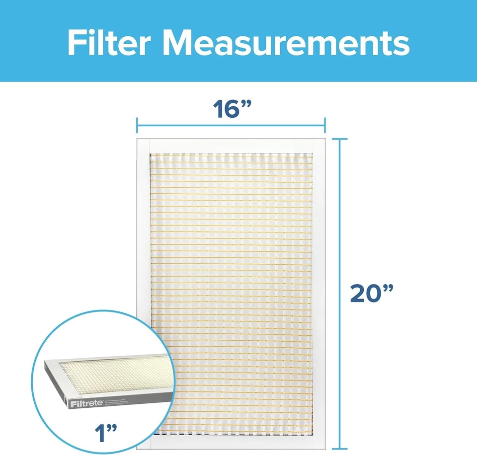 Filtrete 16x20x1 Air Filter, MPR 300 MERV 5, 6 PACK (713G) - Image 3 of 4