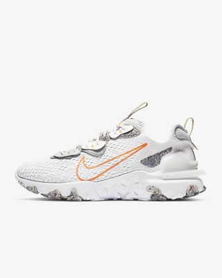 nike react vision white orange
