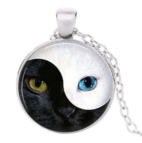 Collier Pendentif Imprime Tete De Chat Yin Yang Ebay Collier Pendentif Imprime Tete De Chat Yin Yang Ebay