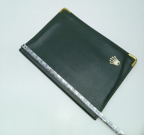 Rolex Green Leather Passport Holder And Card Wallet 68.08.05 - Picture 7 of 8