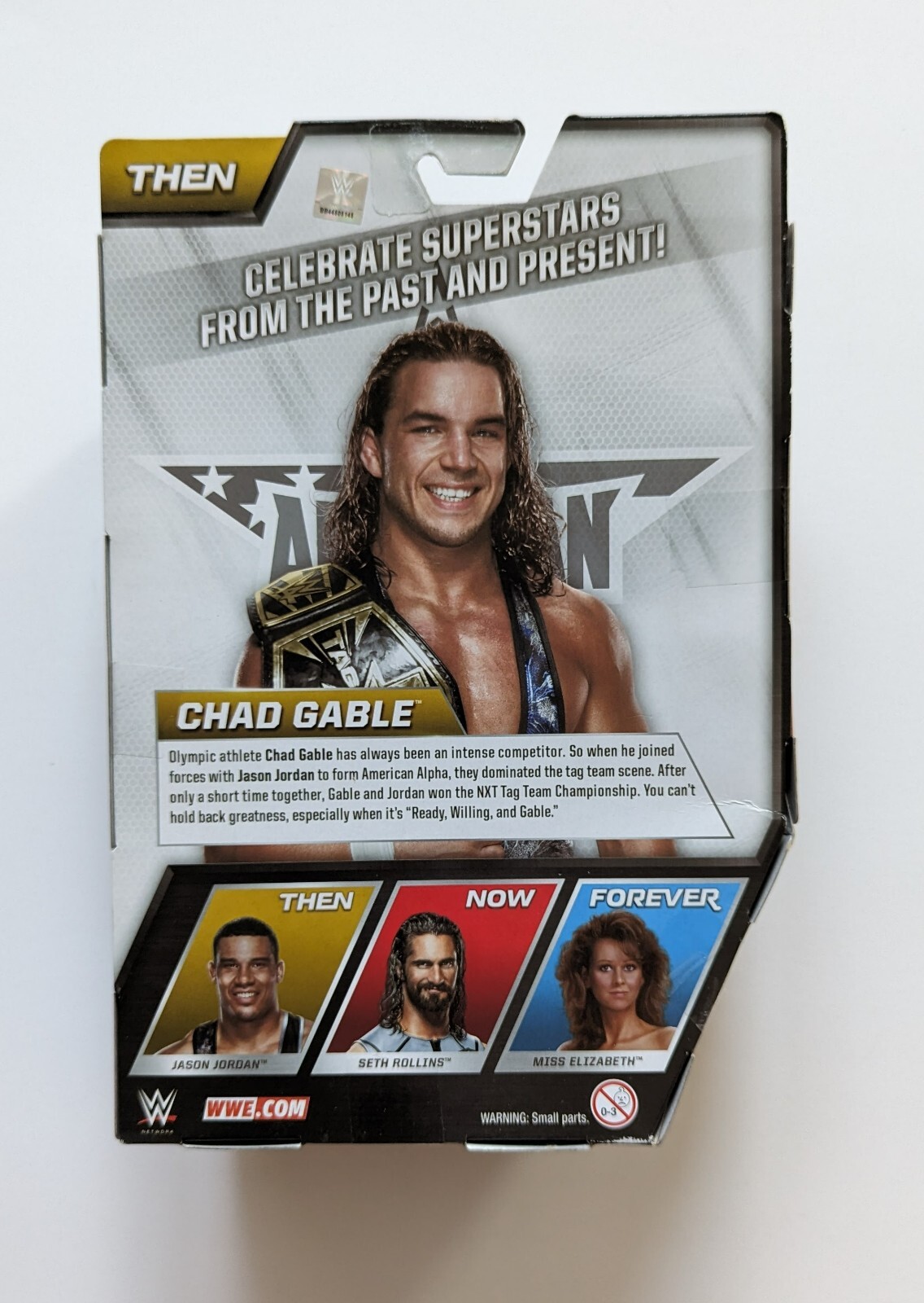 WWE Mattel Elite Then Now Forever Series 3 Chad Gable MOC NXT THANK YOU!