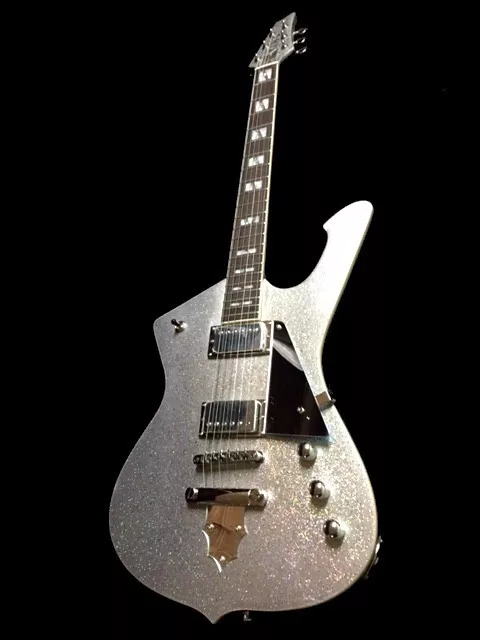 Ibanez iceman silver on sale sparkle