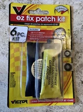 Victor EZ Fix Patch Kit, Great For Bicycles, Lawn, ATV Inner Tube 6pc Kit,