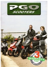 PGO Scooters UK Market Sales Brochure Ligero T-Rex PMX Libra G-Max