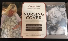 BeBe Au Lait Nursing Cover Descanso Gray Floral new