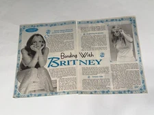 Britney Spears RARE Magazine Clipping BOP Magazine 90s Baby One More Time Era