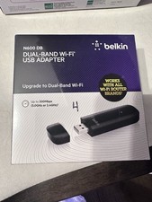 New  BELKIN N600 DB, Dual-Band Wi-fi, Wireless USB Adapter