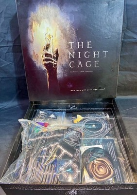 THE NIGHT CAGE Co-Op Horror Tile Board Game 2021 Smirk & Dagger Games COMPLETE