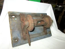 Antique Pat. Aug 8, 1820 F. H. Burnhal manual winch