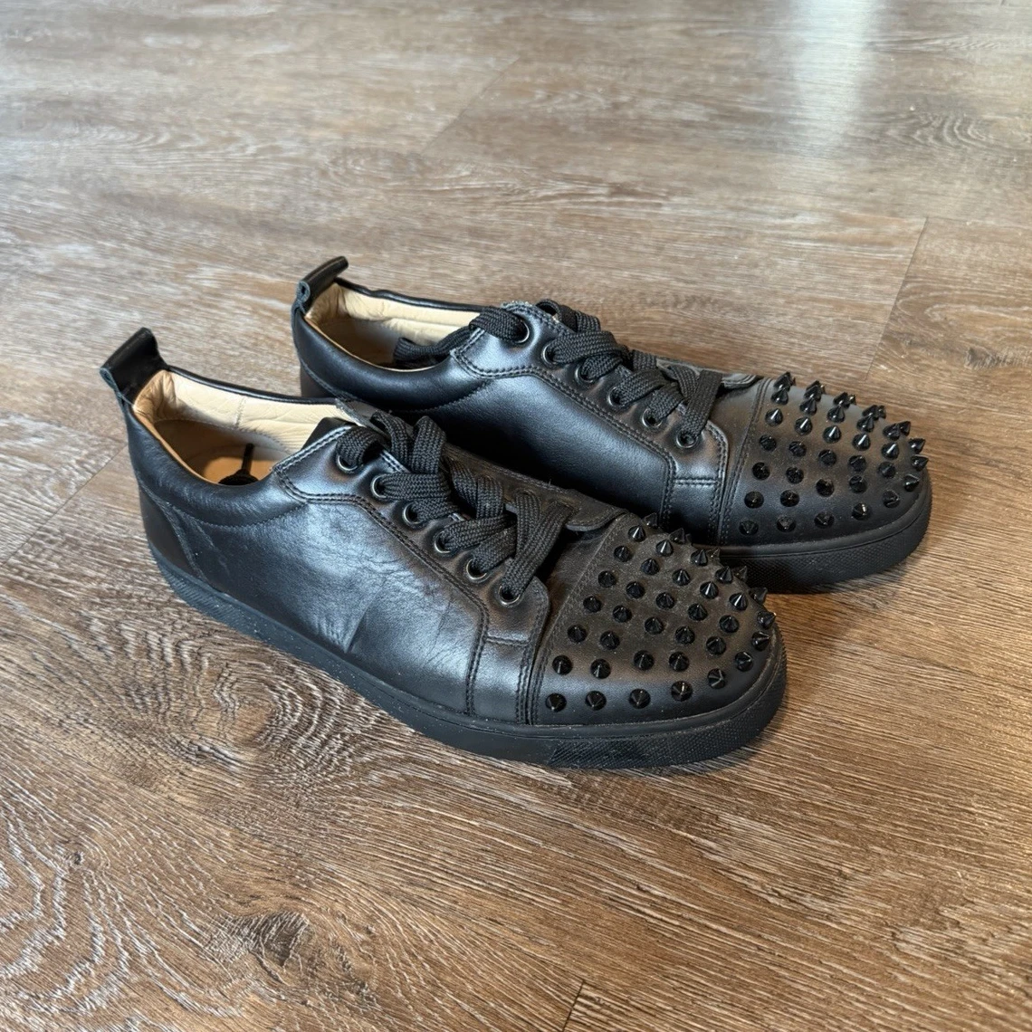 christian louboutin black spike products for sale | eBay