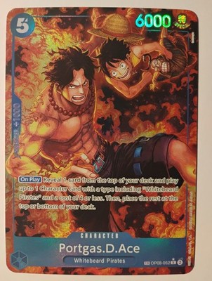 Portgas.D.Ace (TR) TR Royal Blood OP08-052 NM Proxy