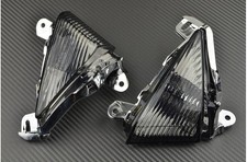 Clignotants Avant Fumés Noirs Pour KAWASAKI Z1000 Z 1000 Z-1000 ZRT00D/E 2010-13