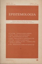 Epistemologia. Rivista italiana di Filosofia della Scienza (Anno VI 1983 - N. 2)