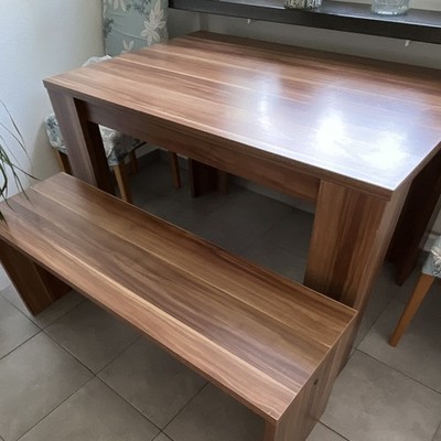 Selling: Dining Table with Bench Set.