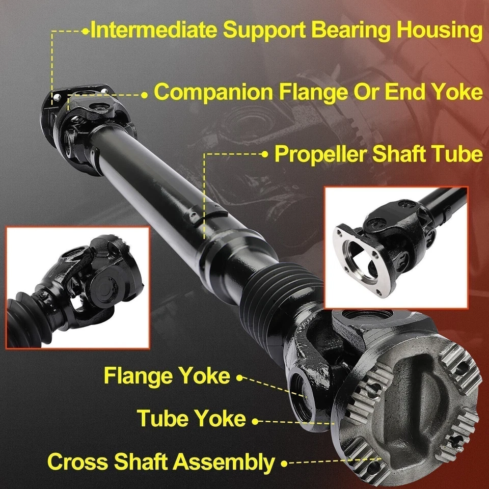 Eje de transmisión delantero eje de transmisión para Dodge Ram 2500 3500 2003-13 diésel automático 4x4 S Foto 2 de 4