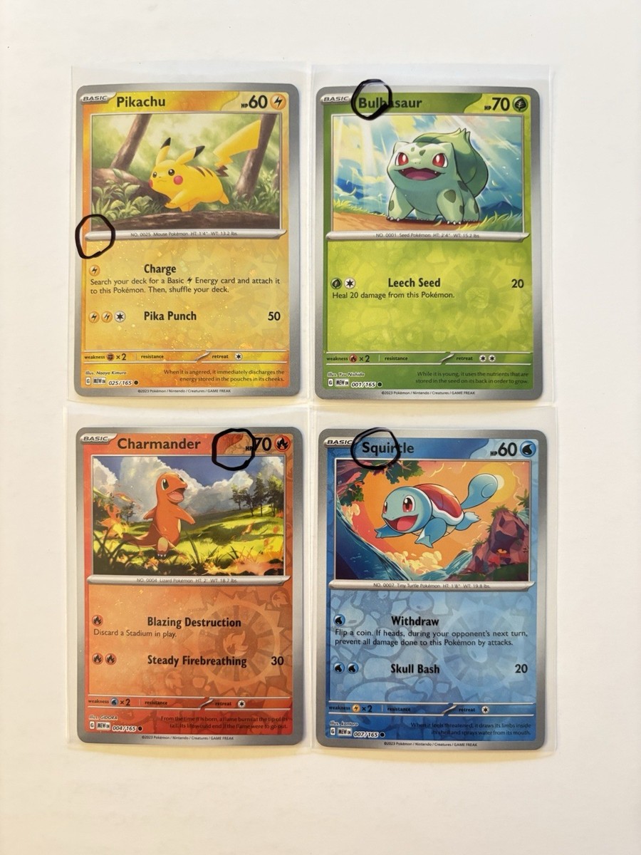 SWIRLS !! Pokemon 151 Costco Reverse Rev Cosmos Holo Promo Set VARIANT Y