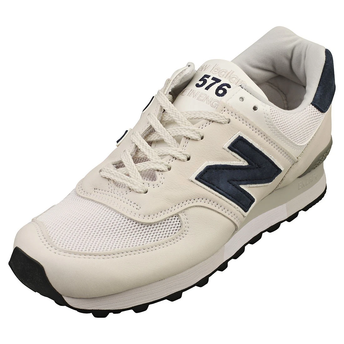 New Balance 576 Uomo Bianco e Blu Marino Made in England 45.5 EU