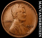1912-S Lincoln Wheat Cent- Semi Key Better Date No Reserve #J4063