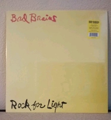 BAD BRAINS Rock For Light LP YELLOW VINYL  Brand NEW 