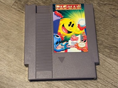 Pac-Man Namco Version Nintendo Nes Cleaned & Tested Authentic