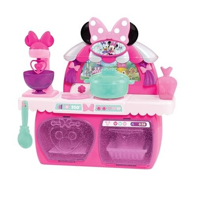 Minnie Mouse Kitchen Oven Playset Just Play Minnie'S Happy Helpers Bowtastic Pa_