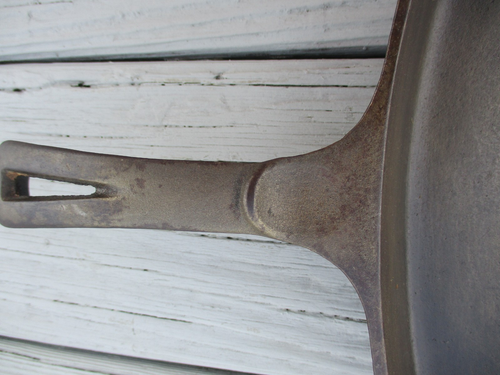 Antique Wagner Ware Sidney -O- Cast Iron Square Skillet #1218 B-RESTORED - Picture 11 of 11