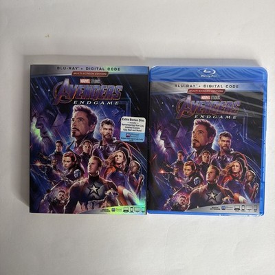 Marvel Avengers: Endgame (Blu-Ray, 2019) w/ Slipcover MCU NEW SEALED
