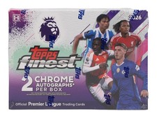 2026 TOPPS FINEST PREMIER LEAGUE EPL SOCCER HOBBY BOX