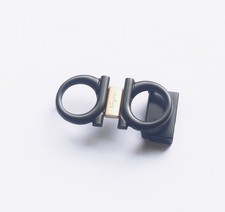 Black with gold Ferragamo Gancini alloy belt buckle For 34-35mm Leather Belt Men