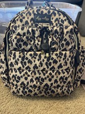 Itzy Ritzy Leopard Animal Print Diaper Bag Backpack XL Lots Of Space