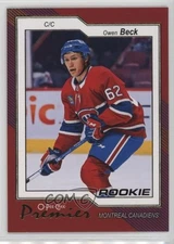 2023-24 O-Pee-Chee Premier Owen Beck #P-81 Rookie RC