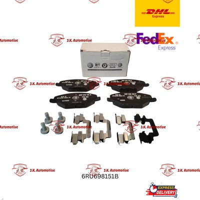 FRONT BRAKE PAD SKODA FABIA /RAPID / VW AMEO/POLO/VENTO OEM 6RU698151B SET OF 4