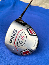 PING G15 Driver 10.5° RH 1-Wood Titanium Head Stiff Graphite Shaft