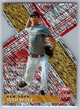 2019 Panini Elite Extra Edition #53 Josh Wolf Status Die Cut Red #/99