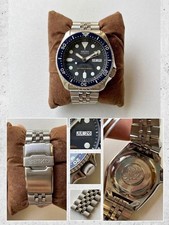 Seiko SKX007 200m Automatic Diver Watch Original Bracelet Patina Dial Japan