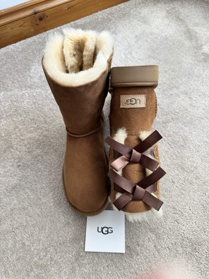 HOT Ugg Bailey Bow Boots Uggs Uk GENUINE UGG BOOTS W