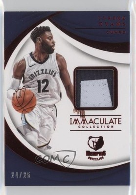 2017-18 Panini Immaculate Swatches Red 24/25 Tyreke Evans #SW-TEV z4y