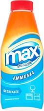 MAX Household Ammonia 500ml Powerful Cleaner for Grease Stains Grime