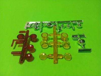 Beacon Flasher Lights 1975 Chevy Van Aquarod Race Team 1/25 AMT Amber Yellow 