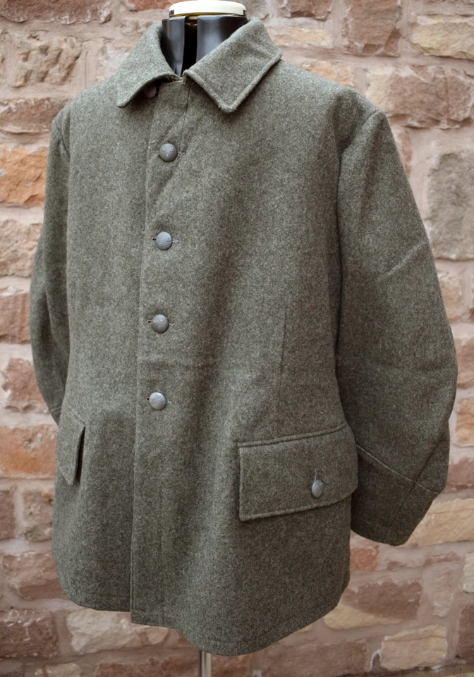 *NEW* VINTAGE 38-40" SWEDISH ARMY M39-58 WOOL TUNIC jacket coat hunting shooting - Image 2 of 4