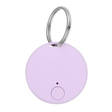 Bluetooth Tracker for IOS GPS Tracker Purple Round