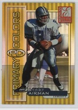 1999 Donruss Elite Primary Colors Yellow /1875 Troy Aikman #7 HOF 0o4t