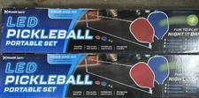 MinnArk Sports LED Pickleball Portable Set, Outdoor Game