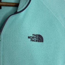 North Face Jacket Womens XL Blue Fleece 1/4 Zip Pullover Thermal Layer Casual