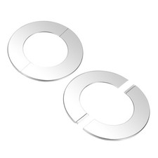2-Pack Wall Split Flange, for 80mm OD Pipe 304 Stainless Steel Escutcheon Plate