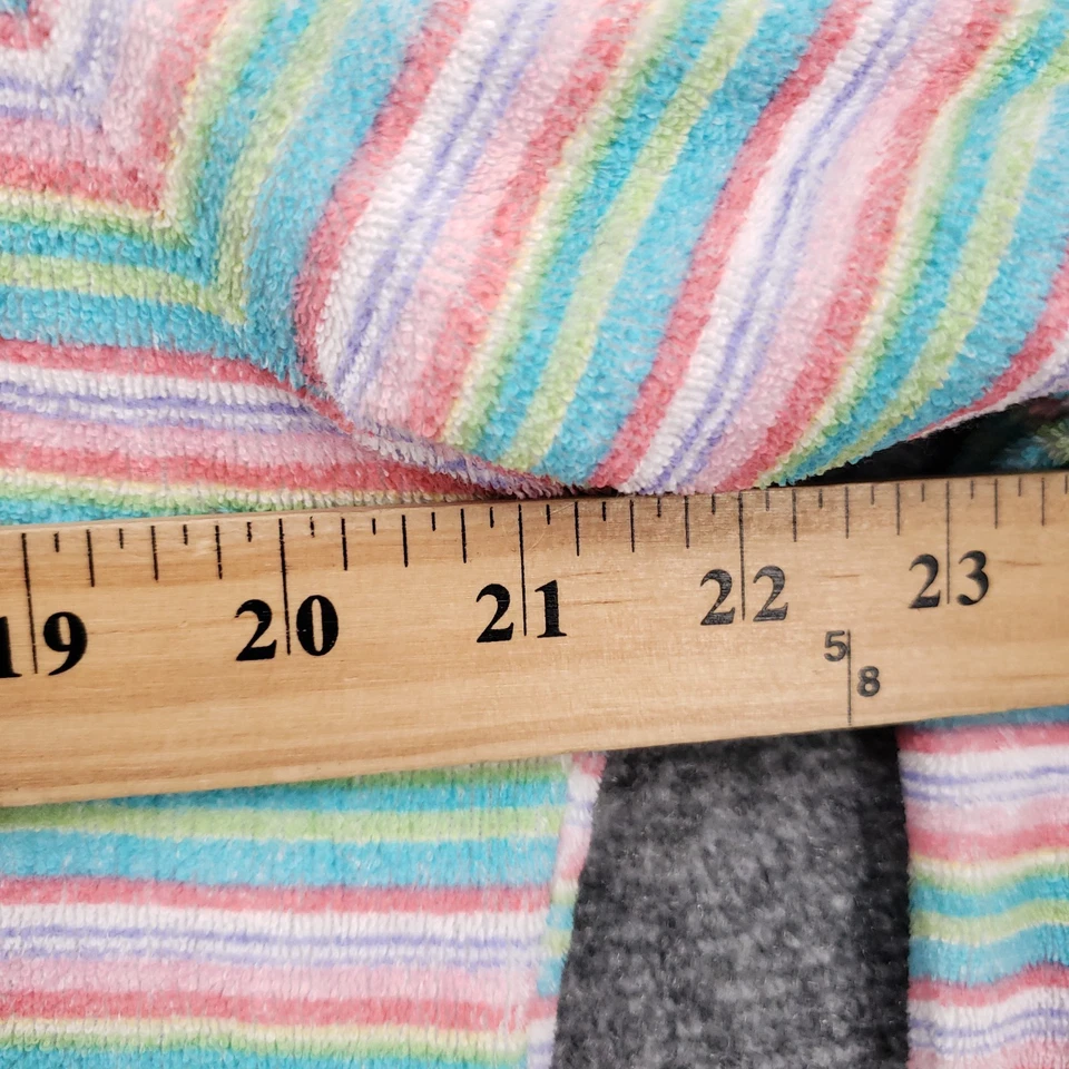 Fresh Produce Sudadera con Capucha Mujer Grande Rayas Cremallera Completa Terry Tela Manga Larga Playa Foto 4 de 4