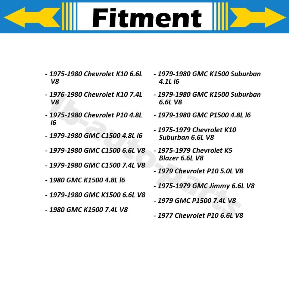 Cable de freno de estacionamiento trasero Dorman 2x para GMC P1500 7,4 L 1979 Foto 4 de 4