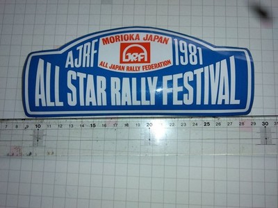 Rallye Aufkleber