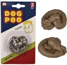 Fake Dog Poop Prank Toy | 2 Pack | Carded Party Favor | 2 Inch