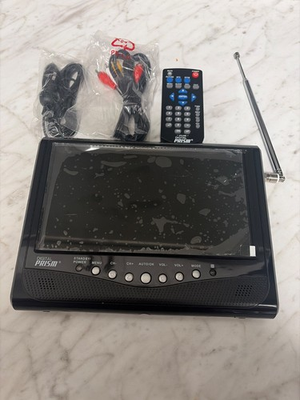 #ad Digital Prism ATSC 900 7” Portable Digital LCD TV Remote amp; Car Adapter $34.00